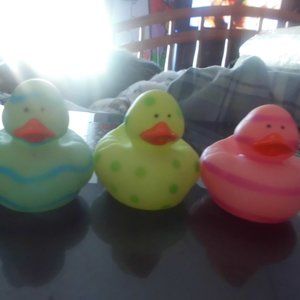 Easter ducks! Colorful East Ducks-Perfect for Easter a Easter basket